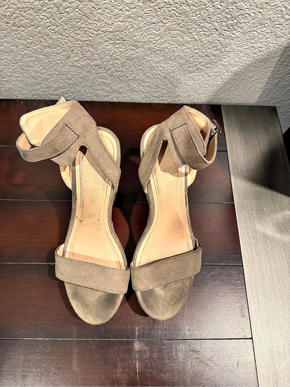 Madden Girl Light Brown Suede Heels